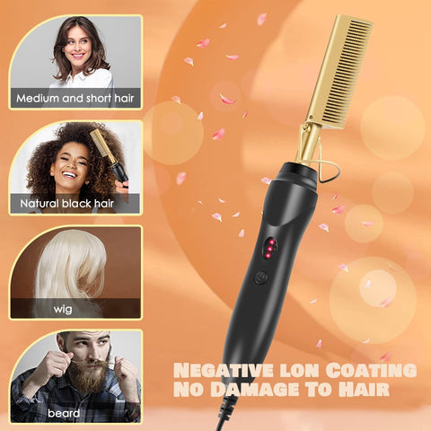 New Leeons Black Hot Comb