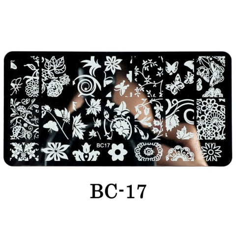 New Lace Flowers Nail Stamping Plates