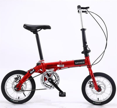 14-inch Adult Folding Bike Portable Ultralight Bicycle