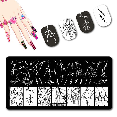 2022 New Pattern Nail Stamping Plates Graffiti Art