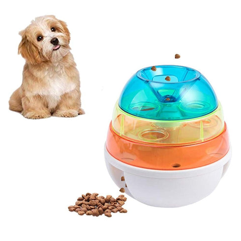 Pet Interactive Slow Feeding Treat Tumbler