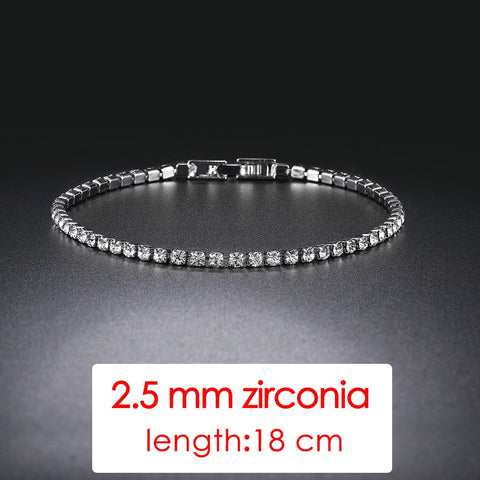 Women Fashion Small Cubic Zircon Crystal Bracelets