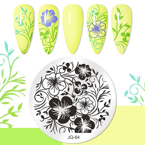1PC Striped Line Stamping Plates