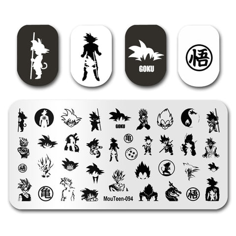 New Nail Plates Stamp King Manicure Set