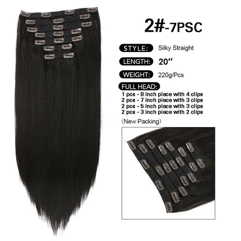 New Synthetic Curly Clip-In Hair Extensions