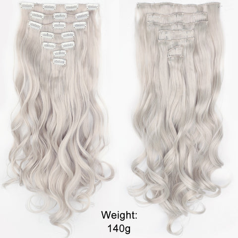 New Long Straight Clip In Hairpiece Hair Extensions
