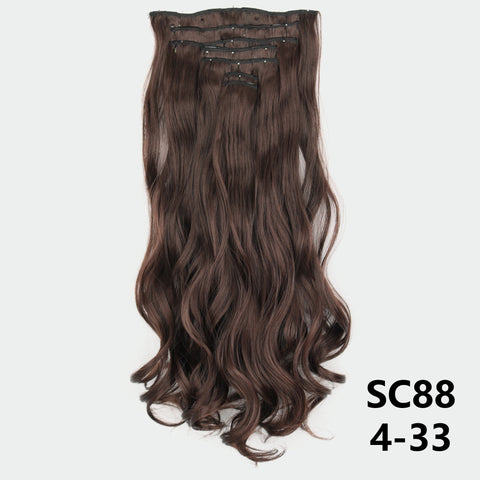 New Long Straight Natural 16 Clip