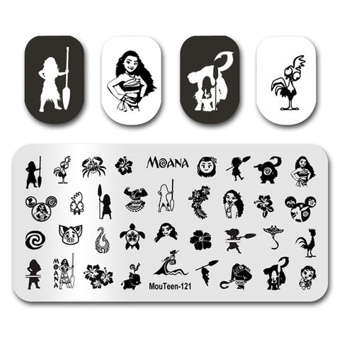 New Nail Plates Stamp King Manicure Set