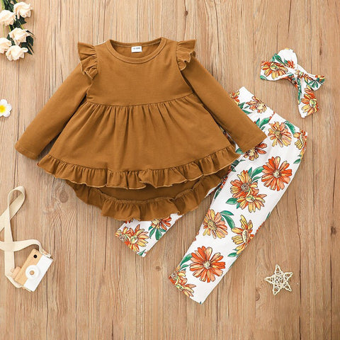 Baby Girls Flower Clothing Sets
