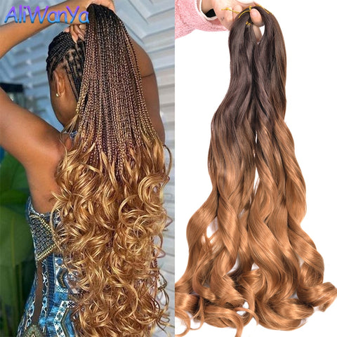 New French Curls Braiding Hair