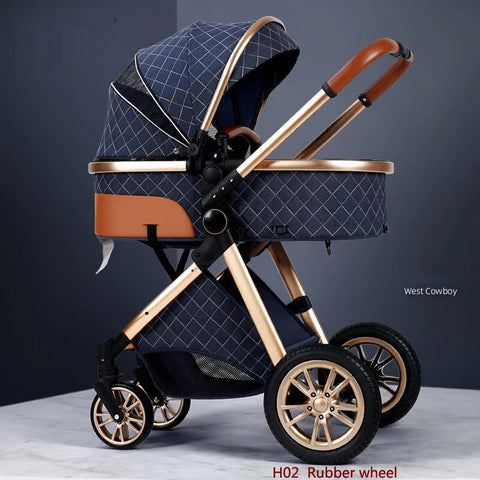 2023 New Baby 3 in 1 High Landscape Stroller