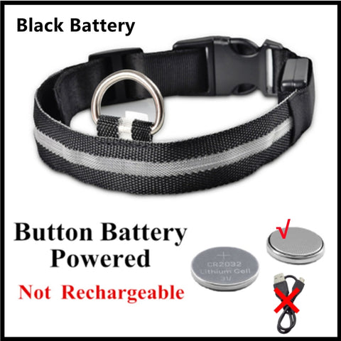 New LED Glowing Dog Collar