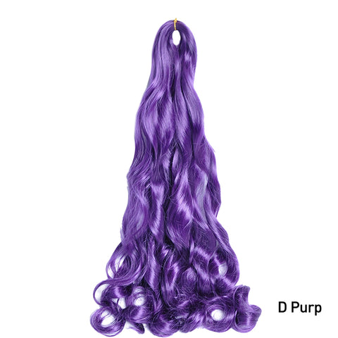 New French Curls Braiding Hair