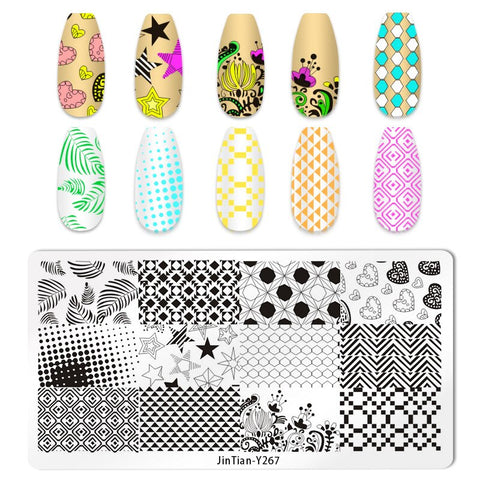 New Nails Art Stencil Stamp Tools