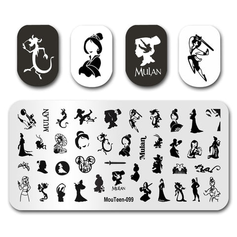 New Nail Plates Stamp King Manicure Set
