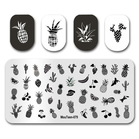 New Nail Plates Stamp King Manicure Set