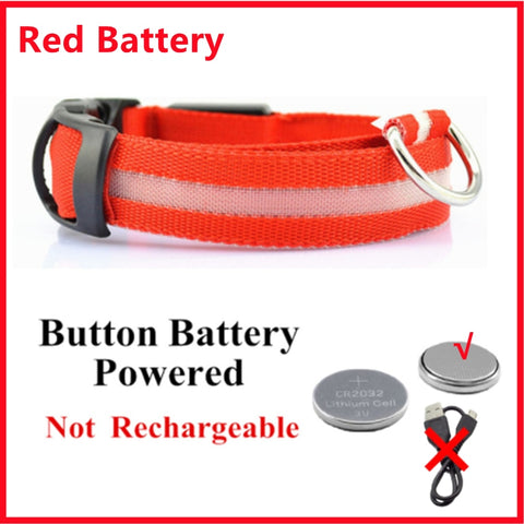 New LED Glowing Dog Collar