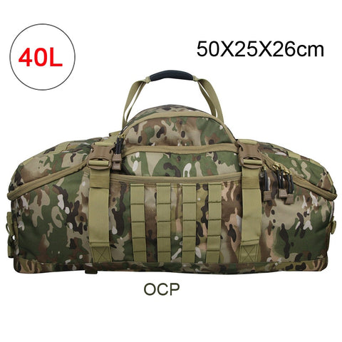 40L 60L 80L Men Army Sport Gym Bag