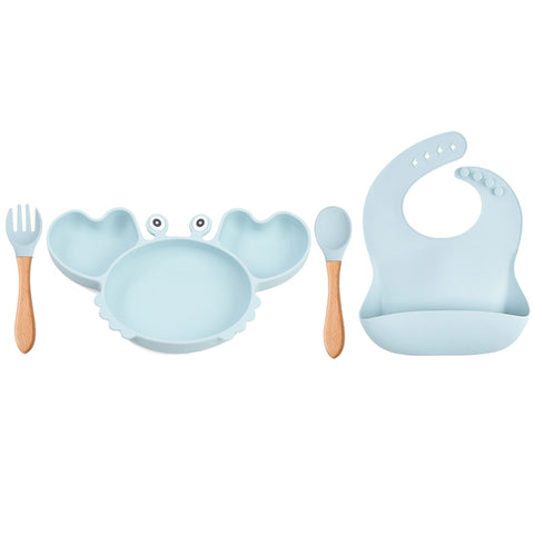 9Pcs Baby Silicone Non-Slip Set