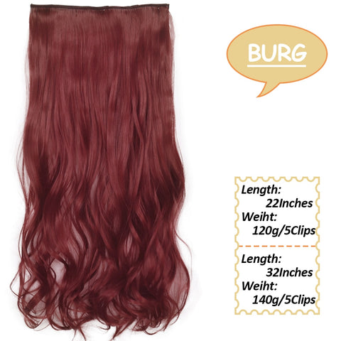 22Inch/32Inch Clip On Hair Extensions