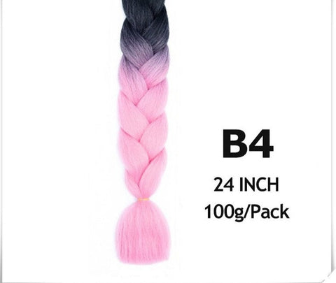 24 Inch Jumbo Braid Ombre Jumbo Hair Extension