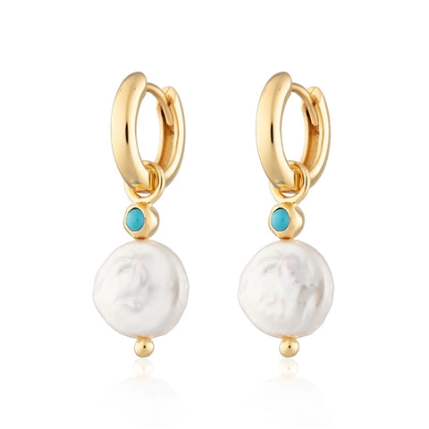 925 Sterling Silver Pearls Earrings