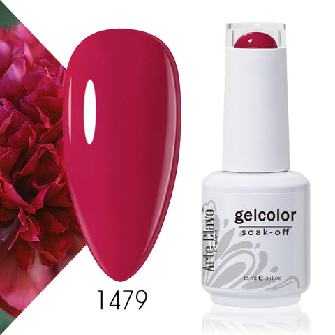 15ml Rose Red Color Series Gel Nail Polish
