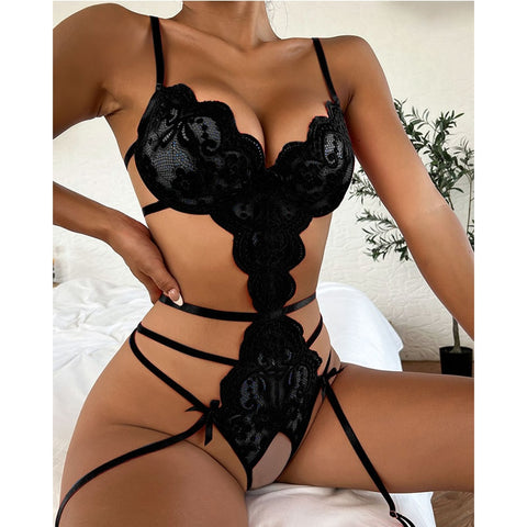 Women Transparent Teddy Underwear