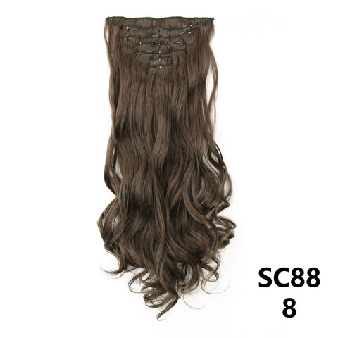New Long Straight Natural 16 Clip