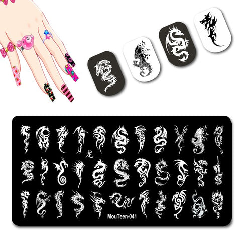 2022 New Pattern Nail Stamping Plates Graffiti Art
