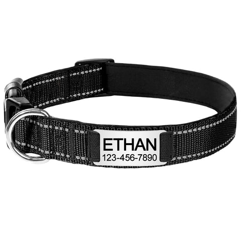 New Adjustable Reflective Nylon Dog Collars