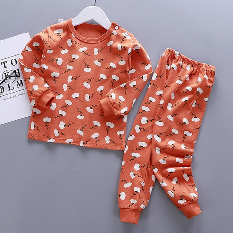 Kids Long Sleeved Pajamas Sets