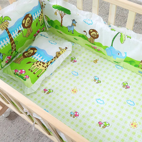 5pcs Baby Bedding Set Newborn Pure Cotton