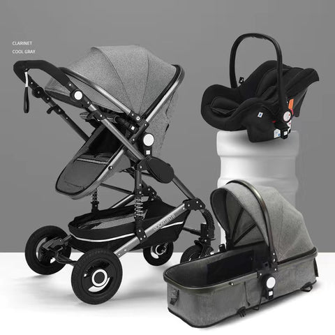 Baby stroller 3 in 1 with car seat