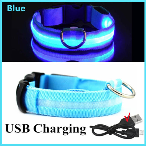 New LED Glowing Dog Collar