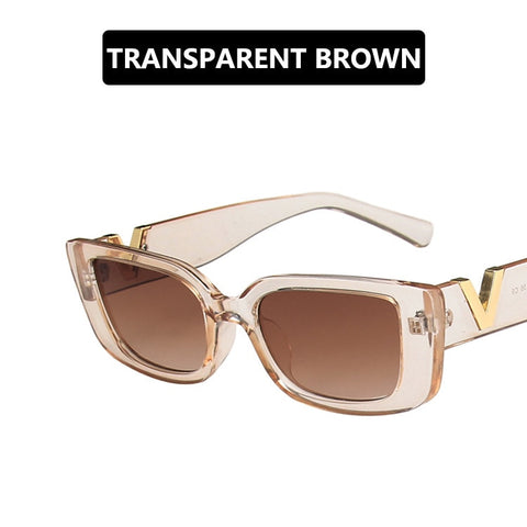 Women Brand Designer Vintage Small Frame Sun Glasses