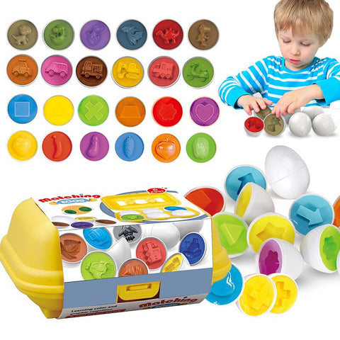 6PCS Color Shape Recognition Toddler Educational Toys