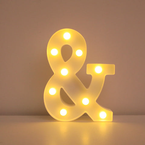 New Alphabet Letter LED Lights
