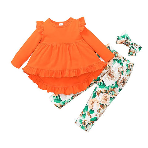 Baby Girls Flower Clothing Sets