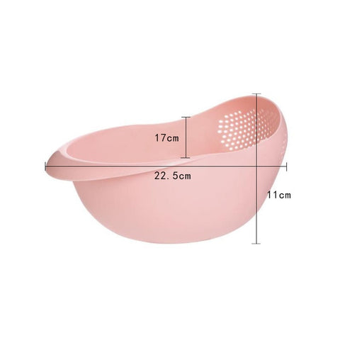 New Rice Sieve Plastic Colander Kitchen Drain Basket
