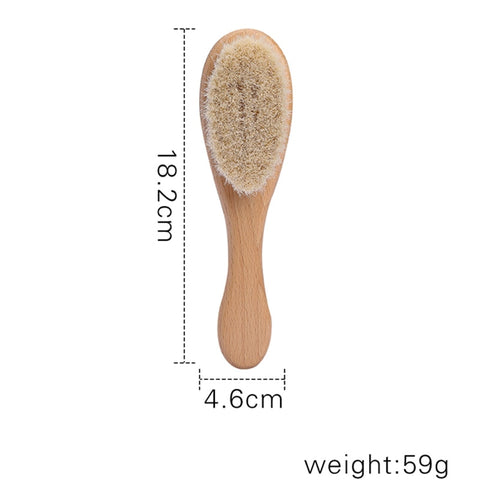 Baby Hair Natural Wooden Brush