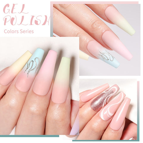 130 Colors Semi Permanent Solid Nail Gel
