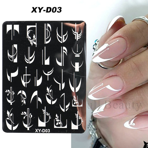 New Nail Charm Mold Stencil Tools
