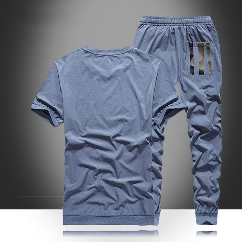 Men's Top Pants Sets Fashion 2 piece set