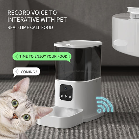 3L 6L Video Camera Timing Smart Automatic Pet Feeder