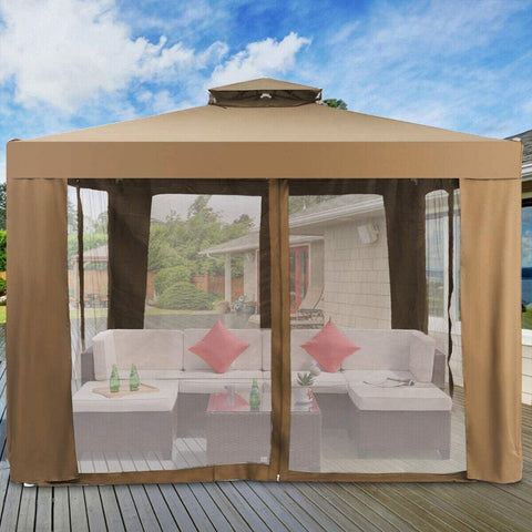 SUGIFT 10'x10' Outdoor Gazebo Patio Tents