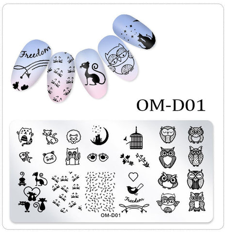 New Lace Flowers Nail Stamping Plates