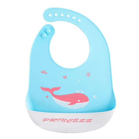 Printed Soft Baby Silicone Bibs