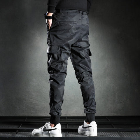 Men Camouflage Elasticity Military Cargo Pants