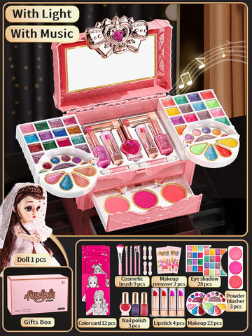 Girls Washable Cosmetic Toy Set